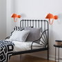 Opviq Lámpara de Pared de Metal Naranja